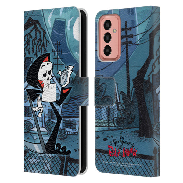 The Grim Adventures of Billy & Mandy Graphics Grim Leather Book Wallet Case Cover For Samsung Galaxy M13 (2022)
