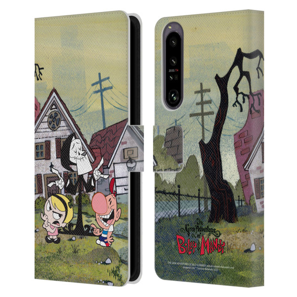 The Grim Adventures of Billy & Mandy Graphics Poster Leather Book Wallet Case Cover For Sony Xperia 1 IV