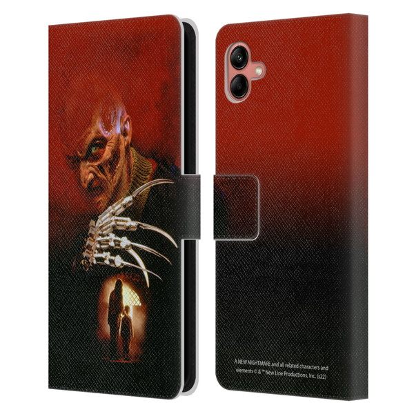 A Nightmare On Elm Street: New Nightmare Graphics Poster Leather Book Wallet Case Cover For Samsung Galaxy A04 (2022)