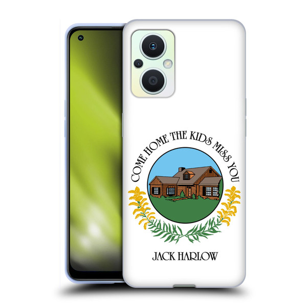 Jack Harlow Graphics Come Home Badge Soft Gel Case for OPPO Reno8 Lite