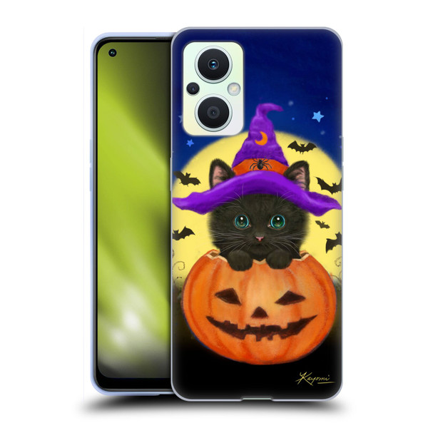 Kayomi Harai Animals And Fantasy Halloween With Cat Soft Gel Case for OPPO Reno8 Lite
