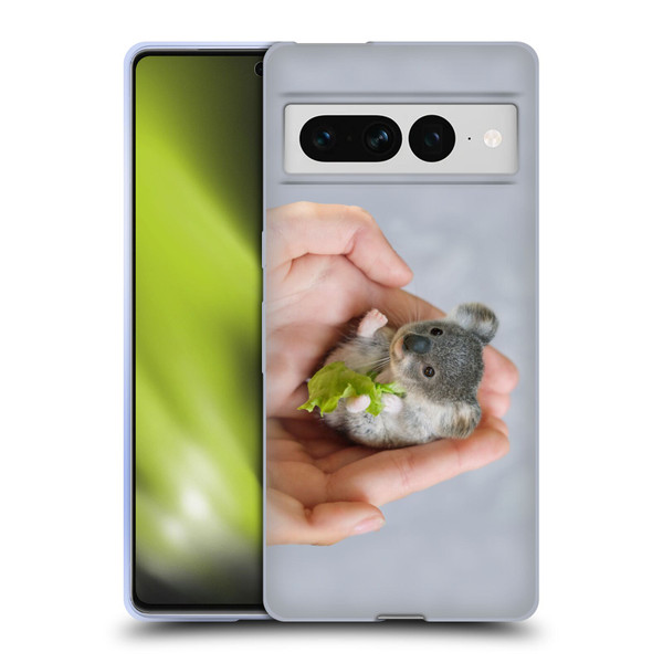 Pixelmated Animals Surreal Pets Baby Koala Soft Gel Case for Google Pixel 7 Pro