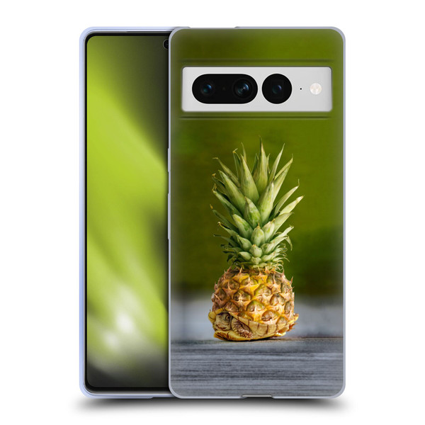 Pixelmated Animals Surreal Pets Pineapple Turtle Soft Gel Case for Google Pixel 7 Pro