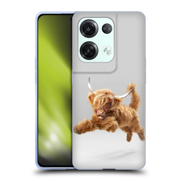 Pixelmated Animals Surreal Pets Highland Pup Soft Gel Case for OPPO Reno8 Pro