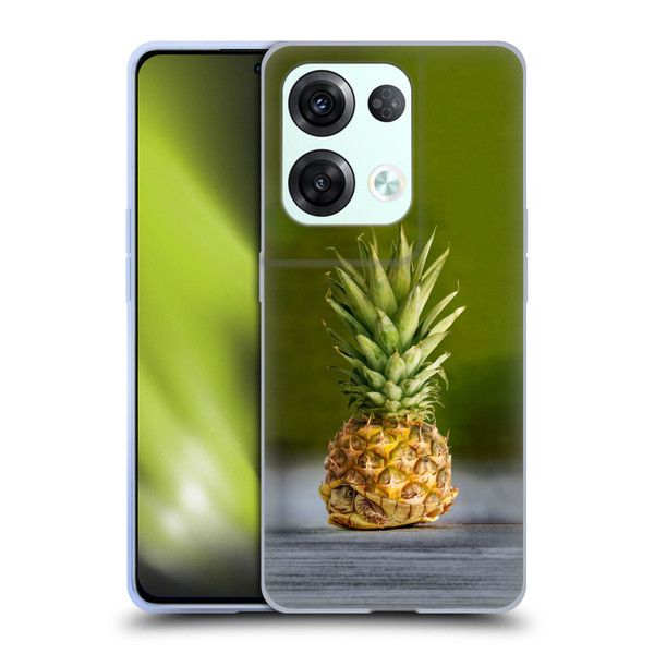Pixelmated Animals Surreal Pets Pineapple Turtle Soft Gel Case for OPPO Reno8 Pro