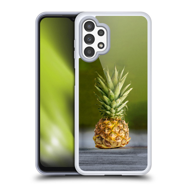 Pixelmated Animals Surreal Pets Pineapple Turtle Soft Gel Case for Samsung Galaxy A13 (2022)