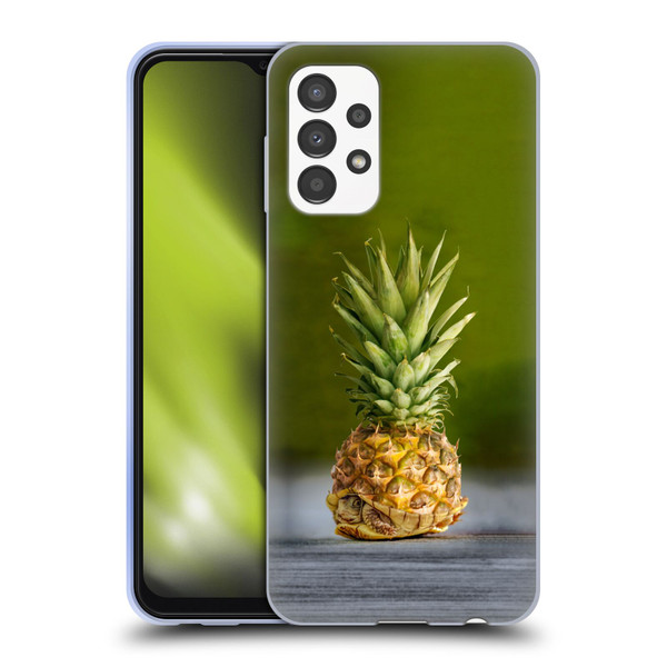 Pixelmated Animals Surreal Pets Pineapple Turtle Soft Gel Case for Samsung Galaxy A13 (2022)