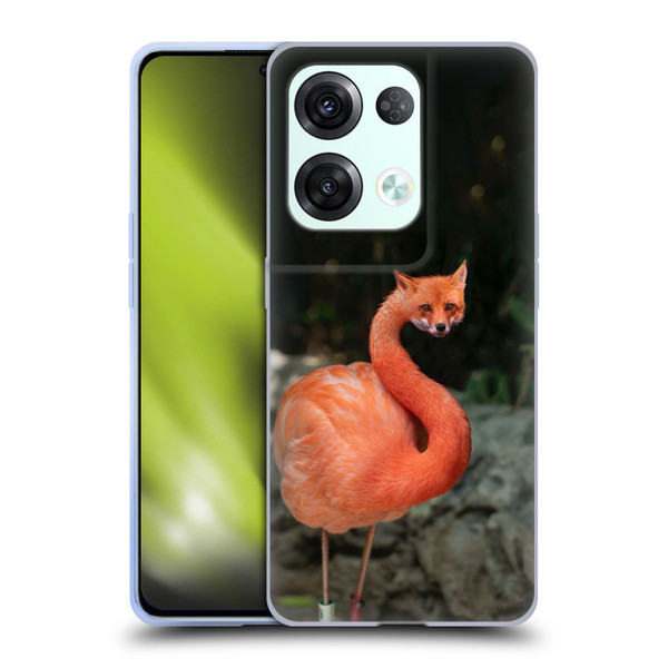 Pixelmated Animals Surreal Wildlife Foxmingo Soft Gel Case for OPPO Reno8 Pro