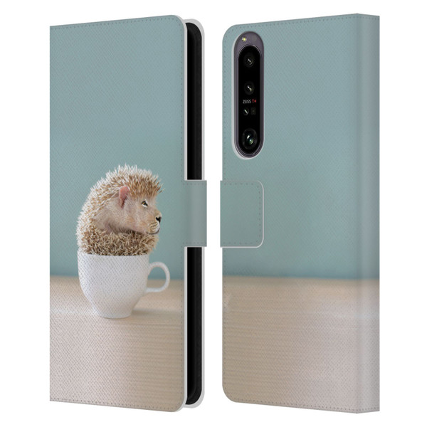 Pixelmated Animals Surreal Pets Lionhog Leather Book Wallet Case Cover For Sony Xperia 1 IV