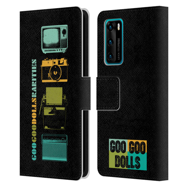 Goo Goo Dolls Graphics Rarities Vintage Leather Book Wallet Case Cover For Huawei P40 5G