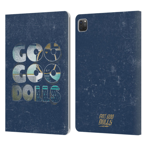 Goo Goo Dolls Graphics Rarities Bold Letters Leather Book Wallet Case Cover For Apple iPad Pro 11 2020 / 2021 / 2022