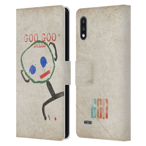 Goo Goo Dolls Graphics Throwback Super Star Guy Leather Book Wallet Case Cover For LG K22