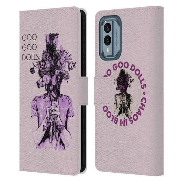 Goo Goo Dolls Graphics Chaos In Bloom Leather Book Wallet Case Cover For Nokia X30