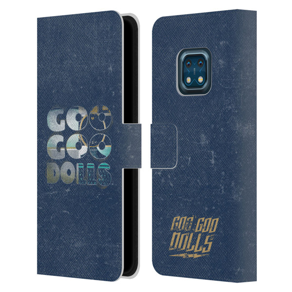 Goo Goo Dolls Graphics Rarities Bold Letters Leather Book Wallet Case Cover For Nokia XR20