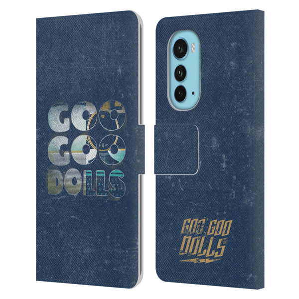 Goo Goo Dolls Graphics Rarities Bold Letters Leather Book Wallet Case Cover For Motorola Edge (2022)