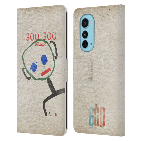 Goo Goo Dolls Graphics Throwback Super Star Guy Leather Book Wallet Case Cover For Motorola Edge (2022)