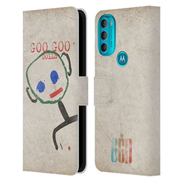Goo Goo Dolls Graphics Throwback Super Star Guy Leather Book Wallet Case Cover For Motorola Moto G71 5G