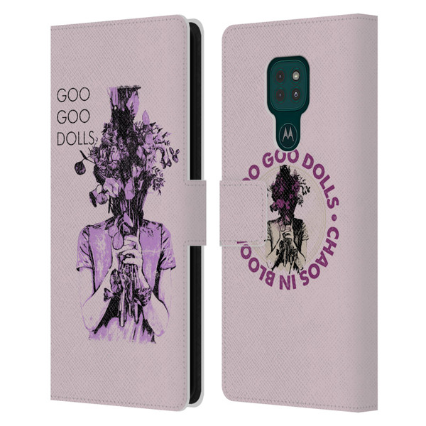 Goo Goo Dolls Graphics Chaos In Bloom Leather Book Wallet Case Cover For Motorola Moto G9 Play
