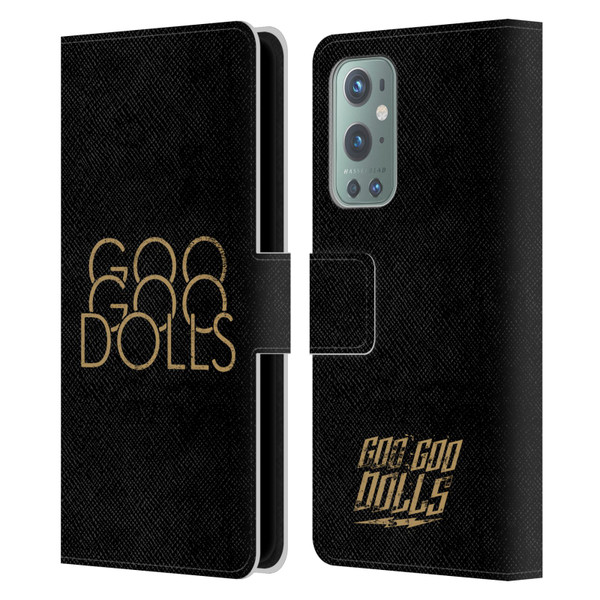 Goo Goo Dolls Graphics Stacked Gold Leather Book Wallet Case Cover For OnePlus 9