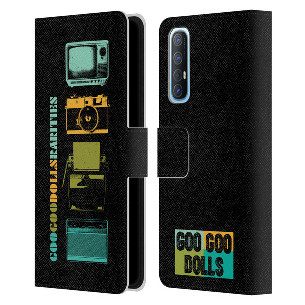 Goo Goo Dolls Graphics Rarities Vintage Leather Book Wallet Case Cover For OPPO Find X2 Neo 5G