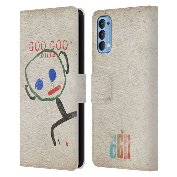 Goo Goo Dolls Graphics Throwback Super Star Guy Leather Book Wallet Case Cover For OPPO Reno 4 5G