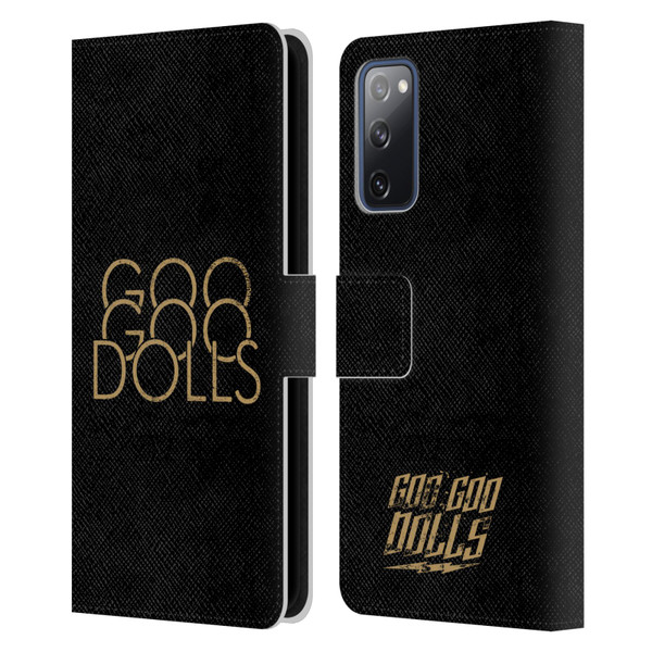 Goo Goo Dolls Graphics Stacked Gold Leather Book Wallet Case Cover For Samsung Galaxy S20 FE / 5G