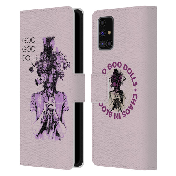 Goo Goo Dolls Graphics Chaos In Bloom Leather Book Wallet Case Cover For Samsung Galaxy M31s (2020)