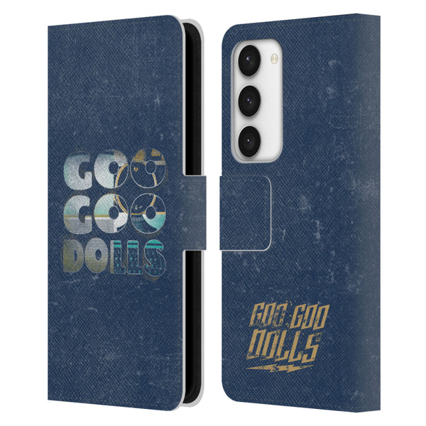 Goo Goo Dolls Graphics Rarities Bold Letters Leather Book Wallet Case Cover For Samsung Galaxy S23 5G