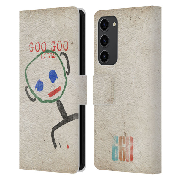Goo Goo Dolls Graphics Throwback Super Star Guy Leather Book Wallet Case Cover For Samsung Galaxy S23+ 5G