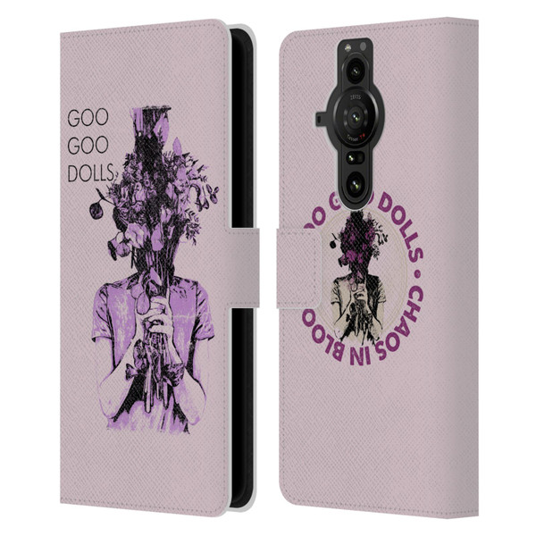 Goo Goo Dolls Graphics Chaos In Bloom Leather Book Wallet Case Cover For Sony Xperia Pro-I