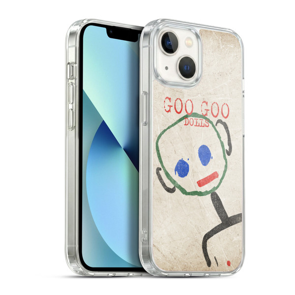 Goo Goo Dolls Graphics Throwback Super Star Guy Soft Gel Case for Apple iPhone 13