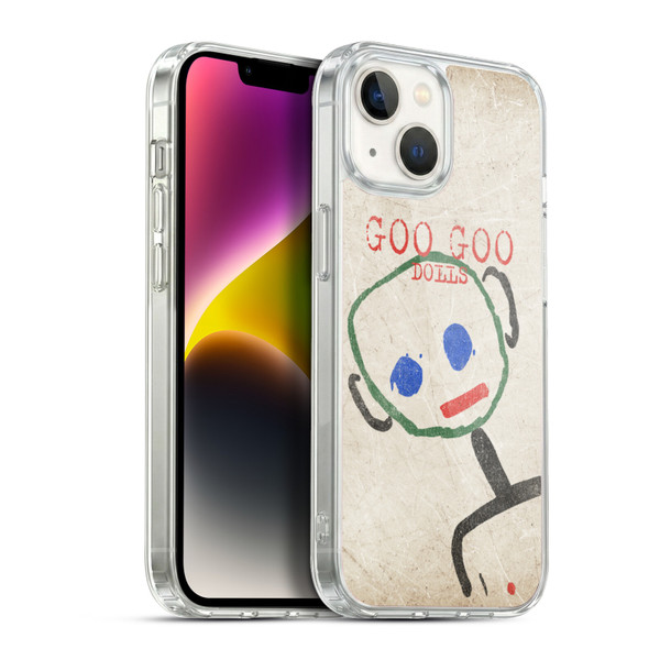 Goo Goo Dolls Graphics Throwback Super Star Guy Soft Gel Case for Apple iPhone 14