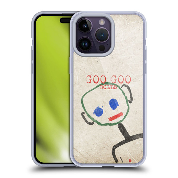 Goo Goo Dolls Graphics Throwback Super Star Guy Soft Gel Case for Apple iPhone 14 Pro Max