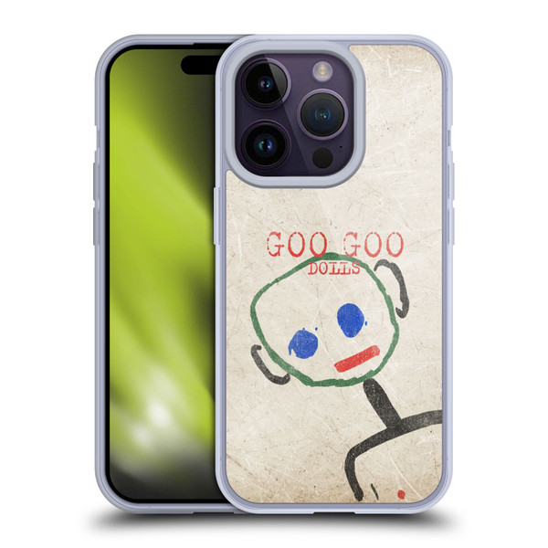 Goo Goo Dolls Graphics Throwback Super Star Guy Soft Gel Case for Apple iPhone 14 Pro