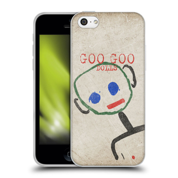 Goo Goo Dolls Graphics Throwback Super Star Guy Soft Gel Case for Apple iPhone 5c