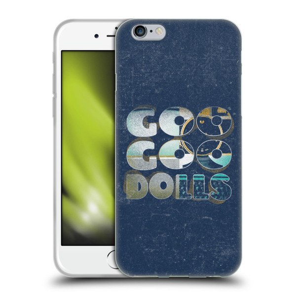 Goo Goo Dolls Graphics Rarities Bold Letters Soft Gel Case for Apple iPhone 6 / iPhone 6s