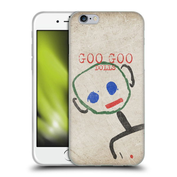 Goo Goo Dolls Graphics Throwback Super Star Guy Soft Gel Case for Apple iPhone 6 / iPhone 6s