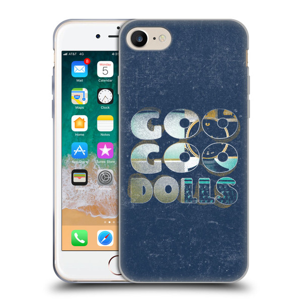 Goo Goo Dolls Graphics Rarities Bold Letters Soft Gel Case for Apple iPhone 7 / 8 / SE 2020 & 2022