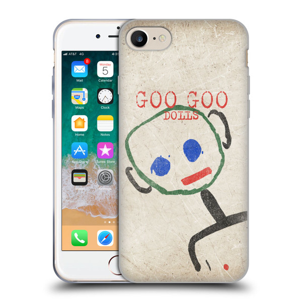 Goo Goo Dolls Graphics Throwback Super Star Guy Soft Gel Case for Apple iPhone 7 / 8 / SE 2020 & 2022