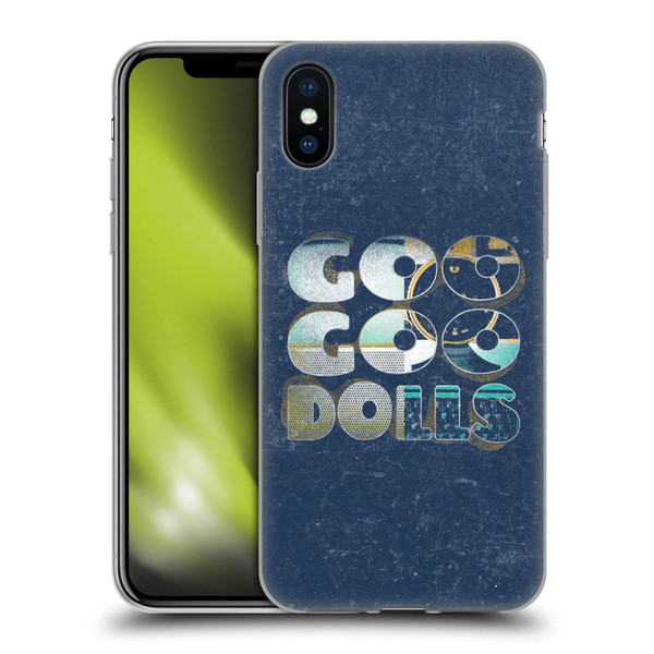 Goo Goo Dolls Graphics Rarities Bold Letters Soft Gel Case for Apple iPhone X / iPhone XS