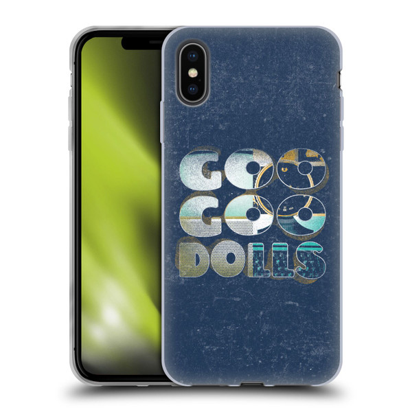 Goo Goo Dolls Graphics Rarities Bold Letters Soft Gel Case for Apple iPhone XS Max