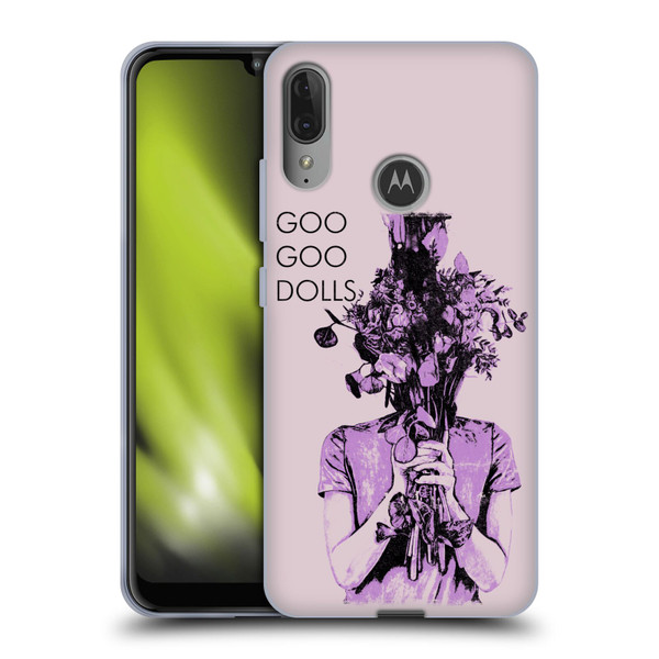 Goo Goo Dolls Graphics Chaos In Bloom Soft Gel Case for Motorola Moto E6 Plus