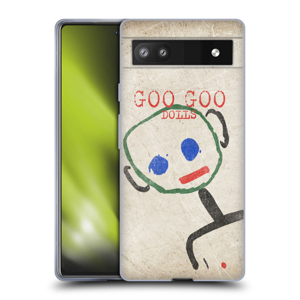 Goo Goo Dolls Graphics Throwback Super Star Guy Soft Gel Case for Google Pixel 6a