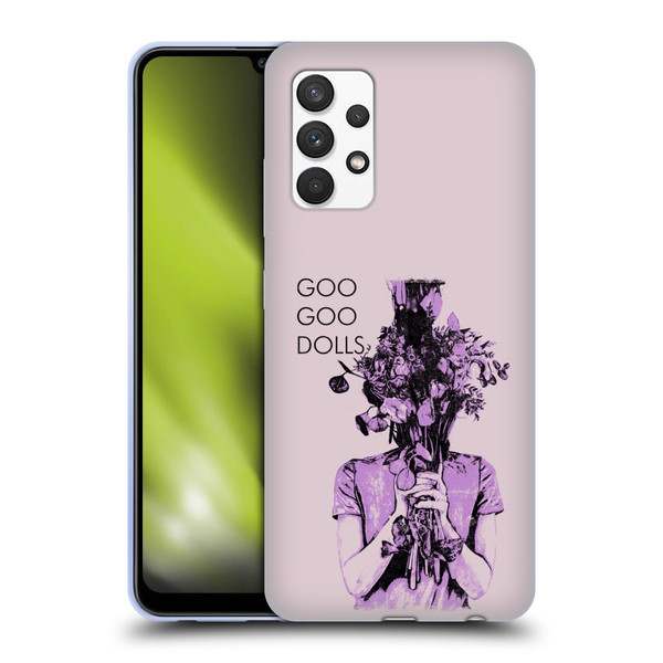 Goo Goo Dolls Graphics Chaos In Bloom Soft Gel Case for Samsung Galaxy A32 (2021)