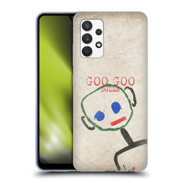 Goo Goo Dolls Graphics Throwback Super Star Guy Soft Gel Case for Samsung Galaxy A32 (2021)