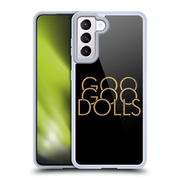 Goo Goo Dolls Graphics Stacked Gold Soft Gel Case for Samsung Galaxy S21 5G