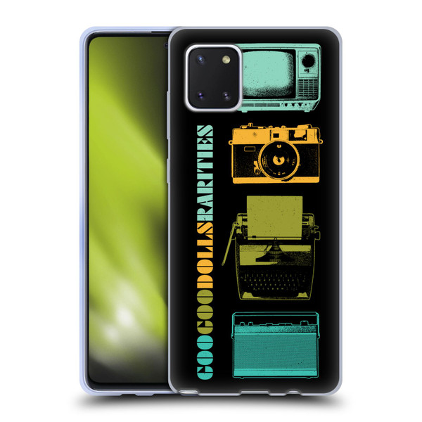 Goo Goo Dolls Graphics Rarities Vintage Soft Gel Case for Samsung Galaxy Note10 Lite