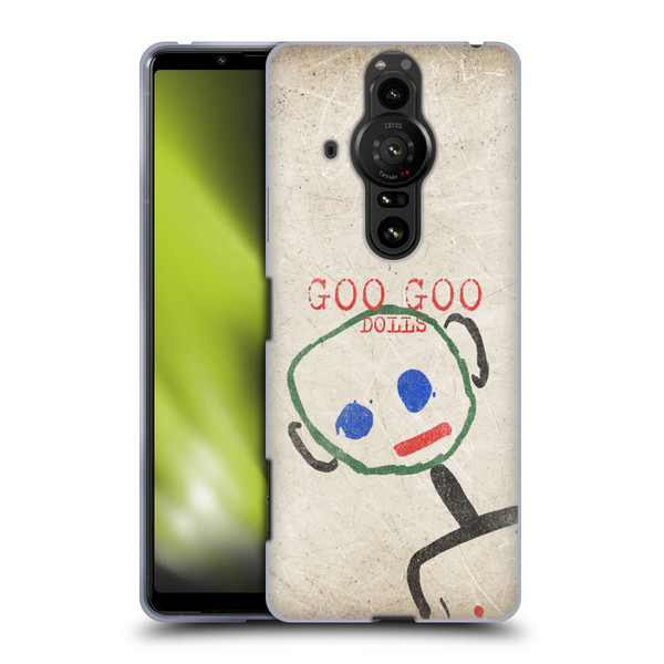 Goo Goo Dolls Graphics Throwback Super Star Guy Soft Gel Case for Sony Xperia Pro-I