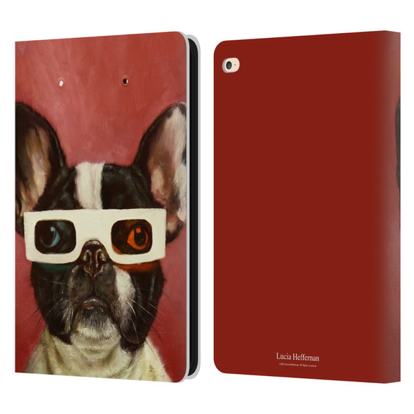 Lucia Heffernan Art 3D Dog Leather Book Wallet Case Cover For Apple iPad Air 2 (2014)