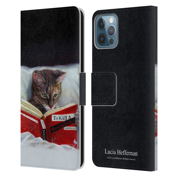 Lucia Heffernan Art Late Night Thriller Leather Book Wallet Case Cover For Apple iPhone 12 / iPhone 12 Pro